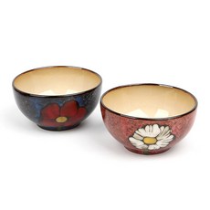 로얄에식스 소담 대접 2p 세트, 레드, 코발트, 1세트