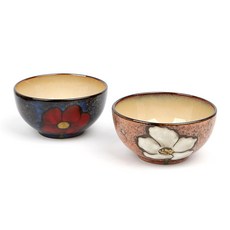 Royal Essex Sodam 大碗 2件組, 粉紅色, 鈷藍色, 1套