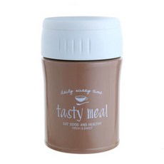 모던하우스 데일리 프레쉬 보온죽통 380ML, 브라운, 1개