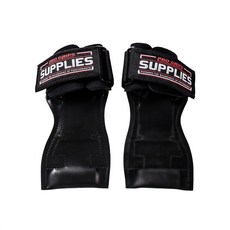 SUPPLIES 舉重護手腕套, 黑色的
