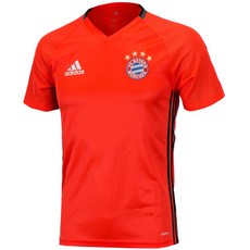 아디다스 남성용 바이에른 뮌헨 트레이닝 저지 반팔 티셔츠 AO0307