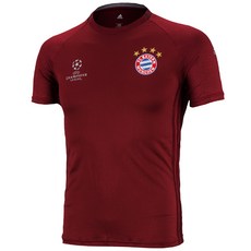 아디다스 남성용 바이에른 뮌헨 UCL 트레이닝 저지 반팔티 AO0340