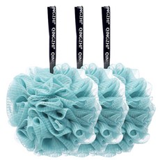 블럭마트 샤워볼, 블루, 1개입, 3개