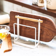 Ihome木質與白色砧板架, 混色, 1個