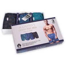 DOSSY D817純棉四角內褲 3件組