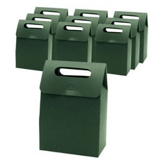 Dona&Deco 手提盒 中, 深綠色, 10個