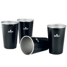 벨락 스텐 다용도컵 520ml x 4p 세트, 혼합 색상, 1세트