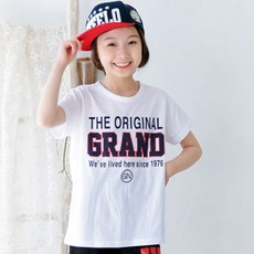 잭키드 여아용 통기성 그랜드 반팔티