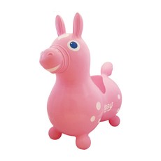 로디 흔들말 유아 짐볼, 베이비 핑크, 1개