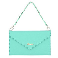 Lemano Saffiano十字紋拉鍊手提包手機殼