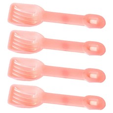 보라펫 소동물용 칼라 미니응가삽, 핑크, 4개