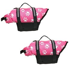 aryko 寵物救生背心 2入, 粉紅色鞋底