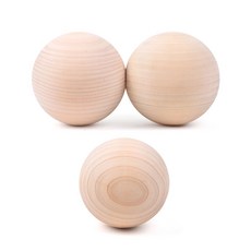 ECOLIZ 皮拉提斯扁柏按摩球套組, 1套, 單一顏色