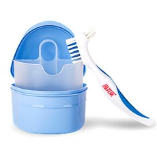 DM假牙牙刷+收納盒, 1套