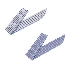 MIMIKID 孩童涼爽圍巾 細條紋 2入組, 天藍色、乳藍色