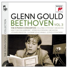 貝多芬鋼琴協奏曲第1-5號 葛倫·古爾德 歐洲進口版, 3CD