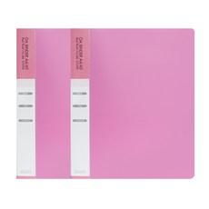 빅드림 OA 클리어 바인더화일 A4 40매, 핑크, 2개