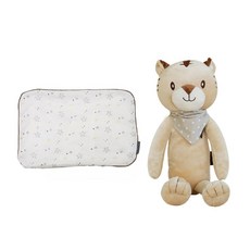 CONY BABY 安撫娃娃 黃虎 40cm+流星抱枕, 1組