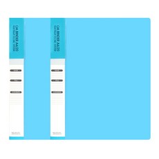 빅드림 OA 클리어 바인더화일 A4 20매, 스카이블루, 2개입