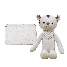 CONY BABY 安撫娃娃 白虎 60cm+流星抱枕, 1組