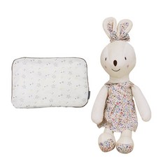 CONY BABY 安撫娃娃 兔子 60cm+流星抱枕, 1組
