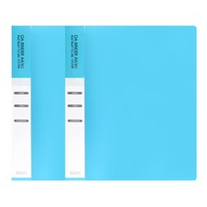 빅드림 OA 클리어 바인더화일 A4 40매, 스카이블루, 2개입
