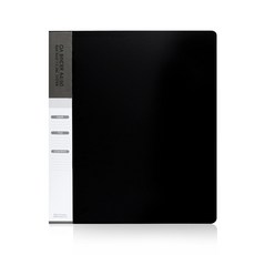 빅드림 A4 60매 OA 클리어바인더 속지추가 가능 화일, 블랙, 1개