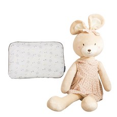 코니베이비 꿀잠 애착인형 수면베순이80 + 별똥별 아기여름베개 세트, 1세트