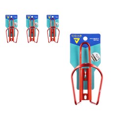 코아브 물통케이지 알루미늄, 레드, 4개