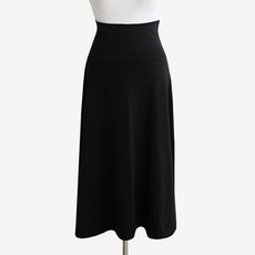 motherlike 託腹帶型孕婦T恤40支羊毛喇叭長裙