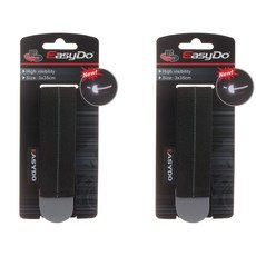 EasyDo 고휘도 반사광 밴드 6723, 블랙, 2개