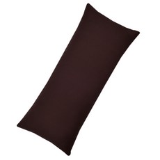 Ein Haus 素色牛津布長條抱枕套 H款+枕心, 栗色