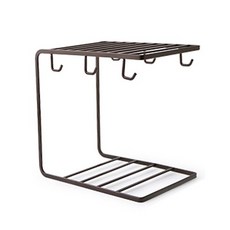 젊은이마켓 베이직 컵걸이, 블랙, 1개