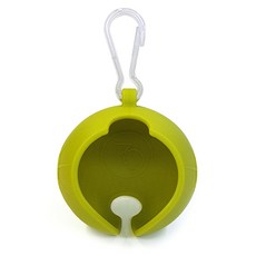 버디79 실리콘 볼주머니 고리용, 카키, 1개