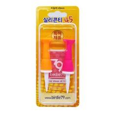 birdie79 高爾夫矽膠球釘 2入組, 隨機發貨