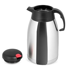 不鏽鋼真空保溫水壺, 2L, 混色