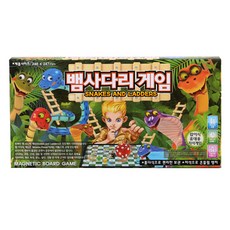 바니랜드 뱀 사다리 보드게임, 혼합 색상, 1개