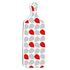 로엠디자인 양면 서빙도마 보드 분홍장미넝쿨, 분홍장미넝쿨 + 레드그린낙옆, 1개