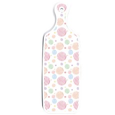 LOEM DESIGN 雙面砧板 粉紅櫻桃, 線條圓形, 1個