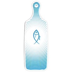 Loem Design 雙面上菜砧板 格紋鑽石, 格紋鑽石 + 魚紋藍, 1個