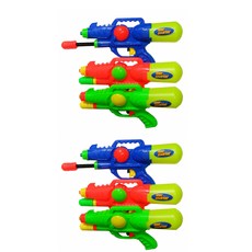 Jae Mi Zone Power滿滿水槍 6入組, 混色