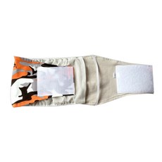 ANTS 迷彩寵物禮貌帶 橘色, 小型, 1入, 1件