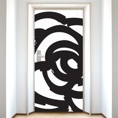 디자인수풀 현관문 시트 빈티지 스타일 고급 우드목 시트지 VDS 75, 화이트