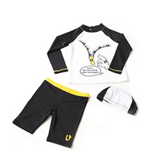 벤디스 펀지퍼 남아용 래쉬가드 4종 세트 P207