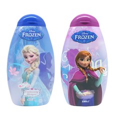 Wineach 冰雪奇緣Elsa調理洗髮精 300ml+Anna沐浴乳 300ml, 1組
