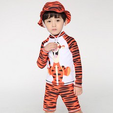 KOOGI ADVENTURE ADVENTURE 男童巧虎印花泳衣套裝 PH-7201 3件組