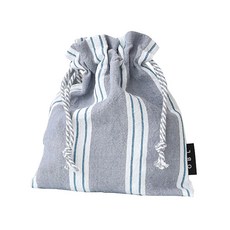 OBL 條紋印花束口袋