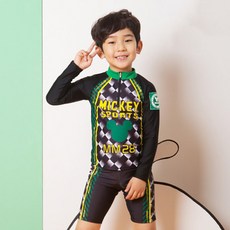쿠기어드벤쳐 남아용 디즈니 미키마우스 래쉬가드 3종 세트 MK-3102