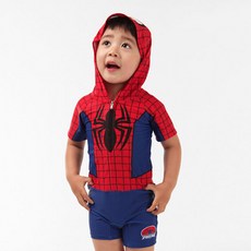 쿠기어드벤쳐 남아용 마블 스파이더맨 일체형 슈트 SP-5901