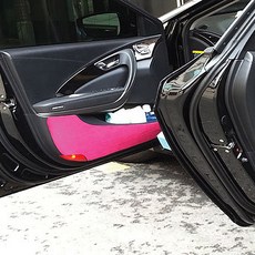 BlueCode 絲絨門飾板 Hyundai, 酒紅色, Hyundai i40 Saloon